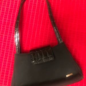 Small, black Nine West bag.